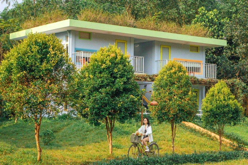 Chày Lập Farmstay: Xe đạp miễn phí, khám phá khu nghỉ dưỡng.